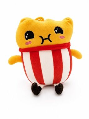 🧸 2/$38 - Kunjo Kawaii Popcorn Plush Backpack Clip Keychain Cute Soft Toy